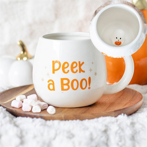 Peek A Boo Hidden Ghost Mug